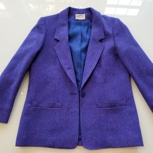 Vintage New Pendleton Miss 100% Virgin Wool Blazer